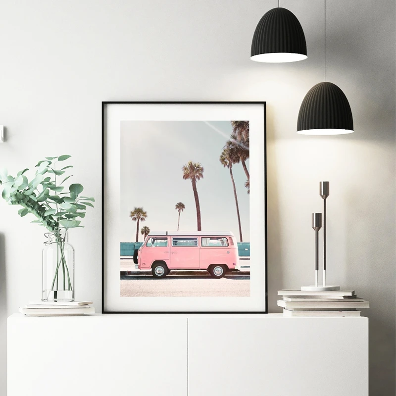 Retro Van Canvas Art Painting Home Decor