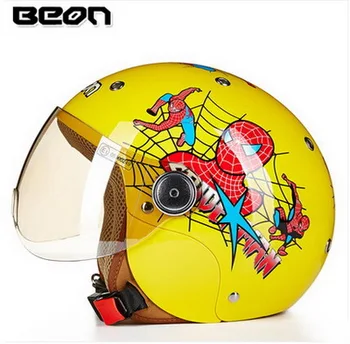 

2019 Summer New child helmet B-103ETK children motorcycle bike helmets boys girls half Face helmet made of ABS for four seasons