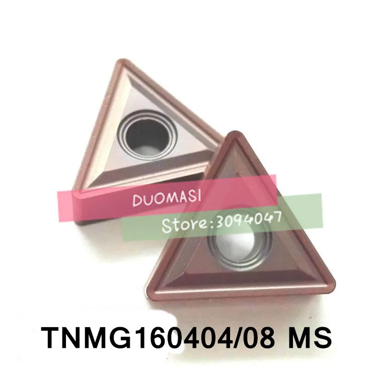 

10PCS TNMG160404-MS / TNMG160408-MS carbide CNC inserts,lathe tool,apply to stainless steel and steel processing,MTJNR/WTENN