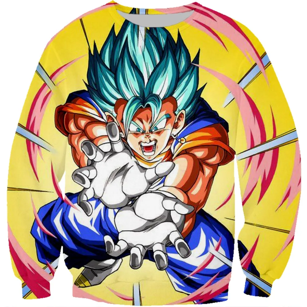 

2019 Dragon Ball z Super Goku 3D Printed Hoodies Kids Long Sleeve Casual Hooded baby boy Sweatshirts children Streetwear Hoodies