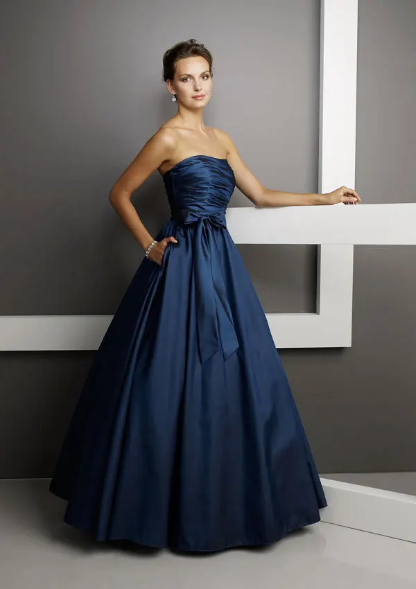 Popular Long Navy Blue Bridesmaid DressesBuy Cheap Long Navy Blue