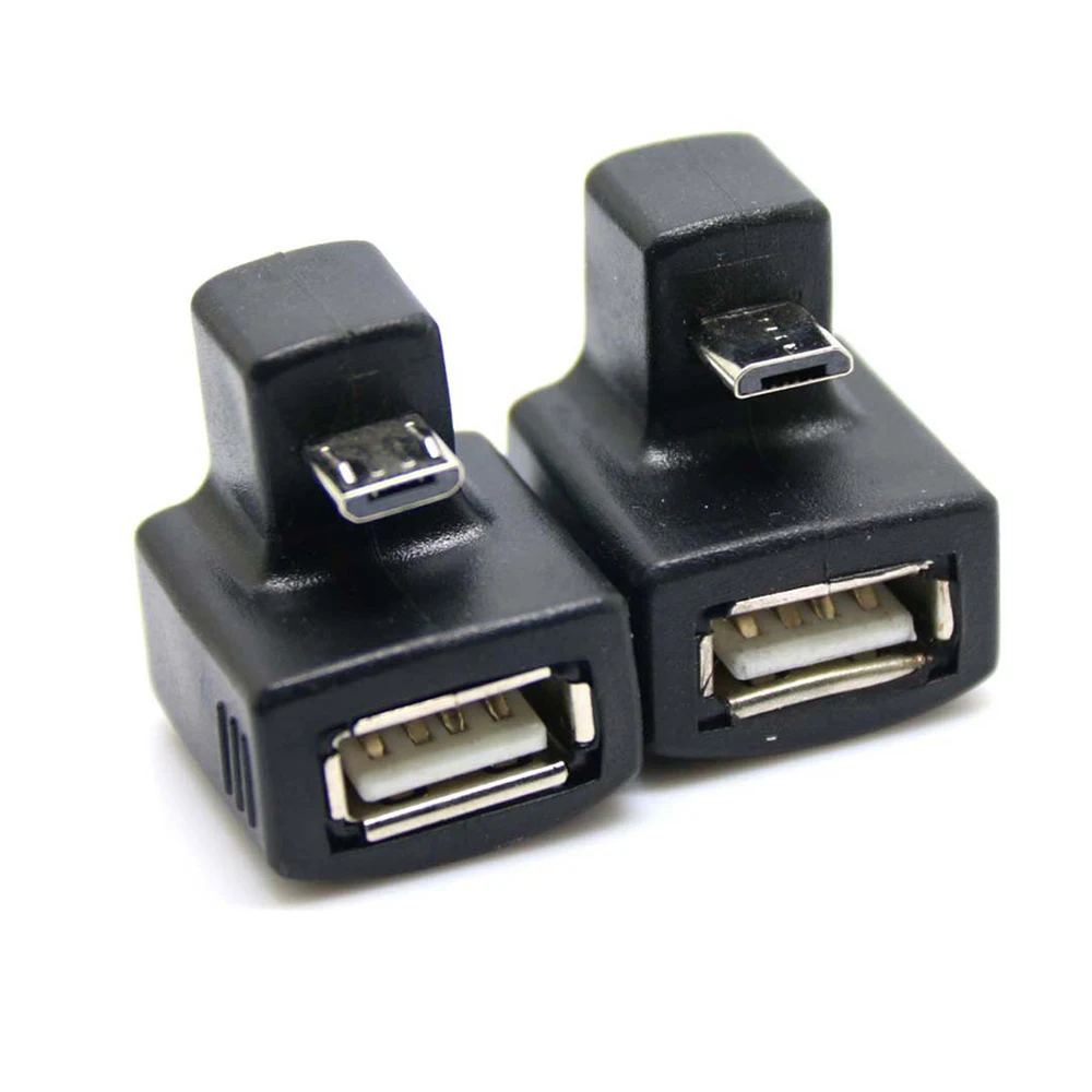 Micro USB OTG к 2 0 Женский удлинитель адаптер с конвертером Новый вверх вниз угловой 180