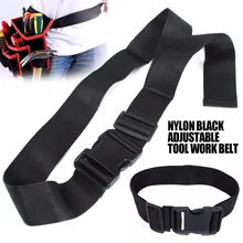 1 шт. быстросъемный нейлоновый ремень Регулируемый Рабочий поясной мешок ремни черная поясная сумка Аксессуары для сумок