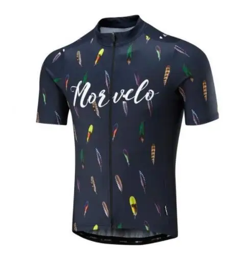 2018 Новинка Morvelo короткий рукав Велоспорт Джерси летний велосипед Цикл