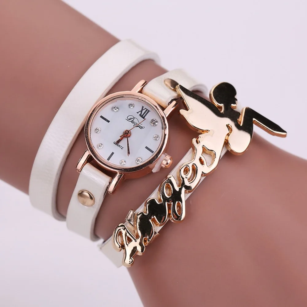 

Fashion Women PU Leather Bracelet Watch Casual Women Wristwatch Luxury Brand New Ladies Quartz Watch Round Relogio Feminino Gift
