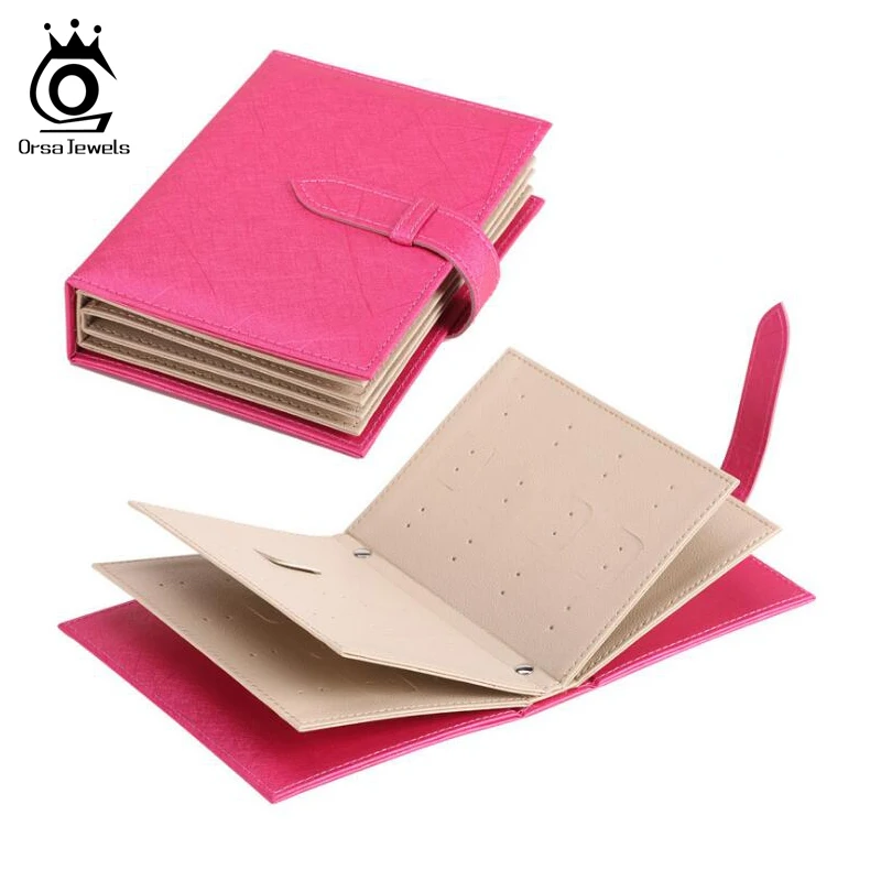 

Jewelry Carrying Displays Book Earrings Ring Necklace Jewelry Carrying Case Book SO02