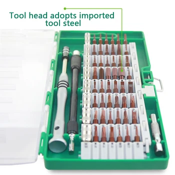 

Precision Screwdriver Tool Kit 60 in 1 Magnetic Screwdriver Set for Cell Phone Tablet Compact Repair Maintenance With Case
