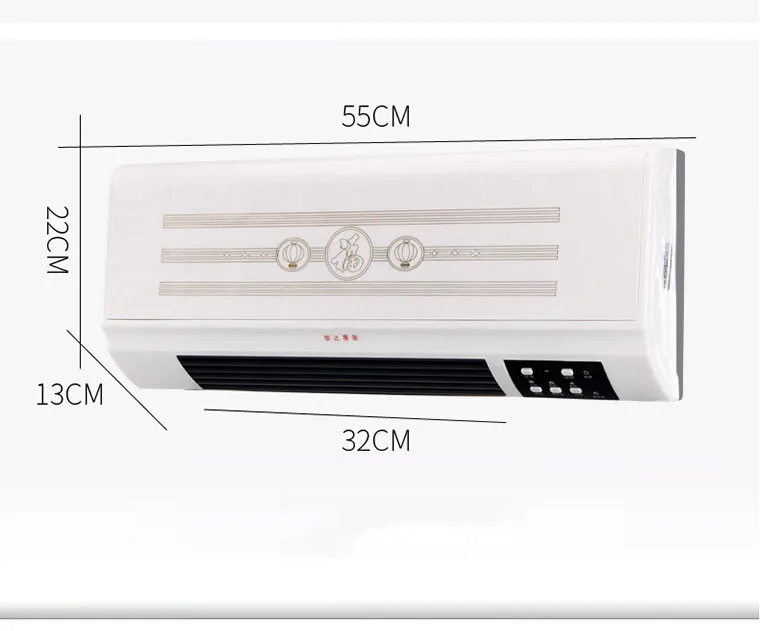 Настенный подвижный маленький обогреватель кондиционера, домашний пульт дистанционного управления, нагревательная и охлаждающая машина