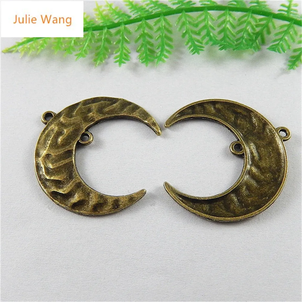 10 шт. Бронзовые Подвески в виде полумесяца|antique copper charms|crescent moon charmscopper charm pendants |