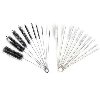 

10 Pieces Cleaning Brush Set Multi-functional Feeding Bottle Cleaning Brush Good Elasticity No Slip No Deformation Brush Set