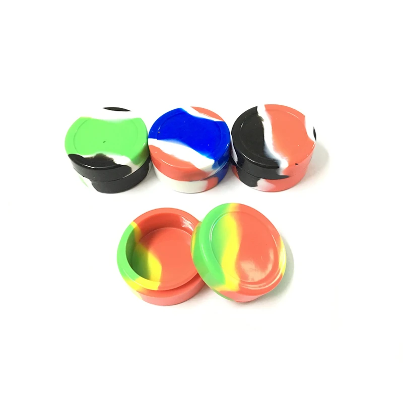 Promotional Silicone Dab Container Jars Round Silicone Non Stick