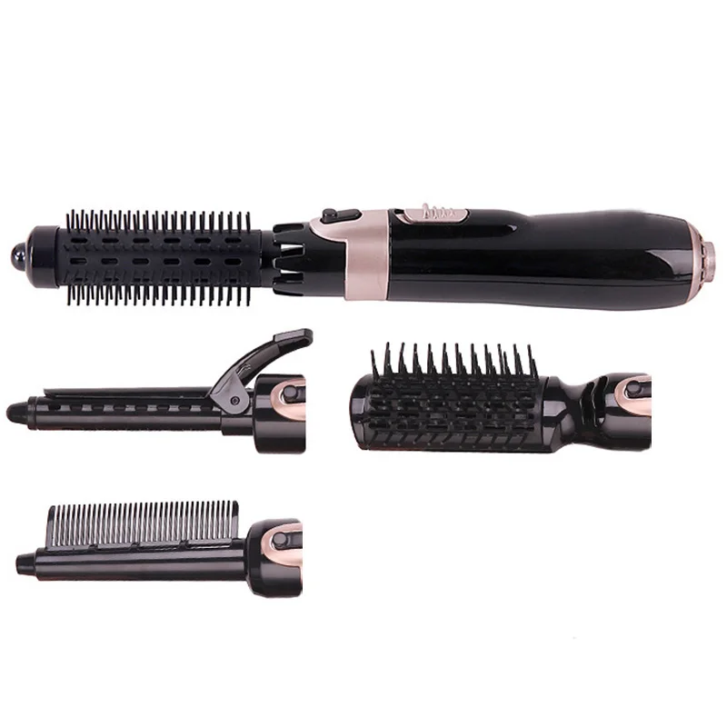 

New Styling Tools Powerful 4 in 1 Multifunctional Hair Dryer Rotating Hair Brush Roller Styler hair curler with EU Plug