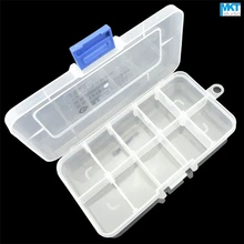 10 шт. 132 мм* 68 мм* 22 мм Полипропилен PP Инструменты контейнер для хранения Box, IC коробка, электронный DIY Инструменты