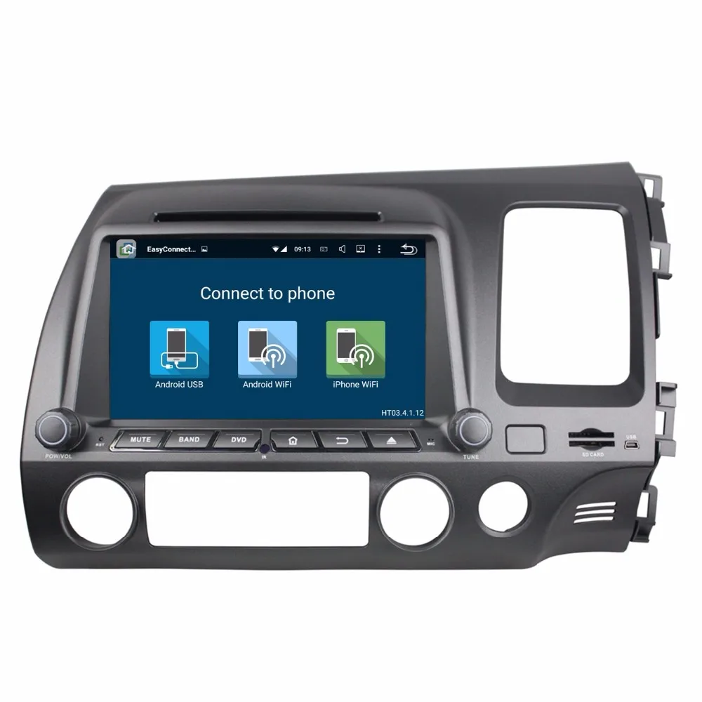 Discount 8" Android Car DVD Player with TV/BT GPS WIFI,audio Radio stereo,Car PC/multimedia for Honda CIVIC 2006 2007 2008 2009 2010 2011 3