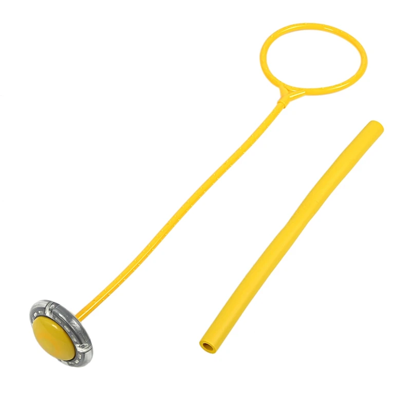 

Outdoor Fun Toys Balls Elastic Led Flash Jumping Foot BALL Jumping Ring Jumping Circle Bouncing Ball Toys For Children