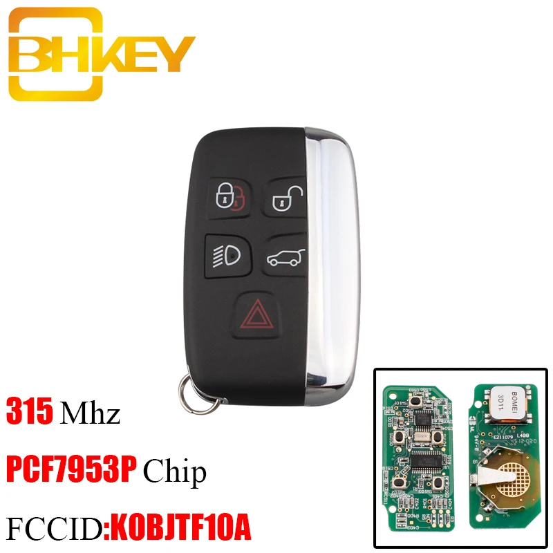 

BHKEY 315Mhz Remote Car key For Land Rover Discovery 4 Transponder Chip 7953P For Land Rover Range Rover Sport Evogue LR4 Luxur