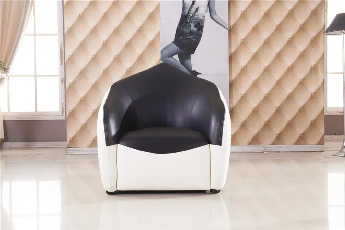 

Leather Chair, Creative and original design, Similar bean bag sofa, Genuine leather round single sofa Chiar Free Shipping YY02