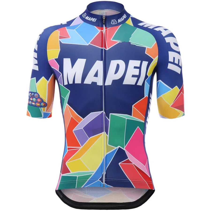 Pro team MAPEI летние мужские дышащие майки для велоспорта комплекты с коротким рукавом велосипедная Одежда MTB Ropa Ciclismo велосипедный Майо гелевая накладка - Цвет: jersey only