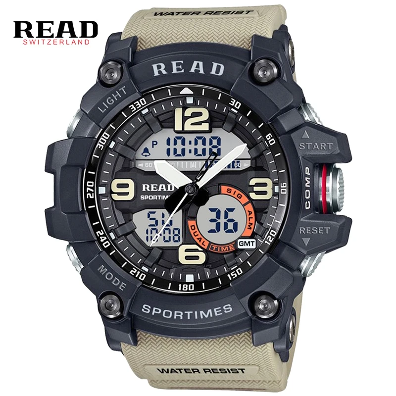Prix pour Hommes Sport Montres Grande Taille Analogique Montre Militaire LED Numérique Quartz Choc Montres Mode Casual Montre 2017 Prix pour Hommes Sport Montres Grande Taille Analogique Montre Militaire LED Numérique Quartz Choc Montres Mode Casual Montre 2017
