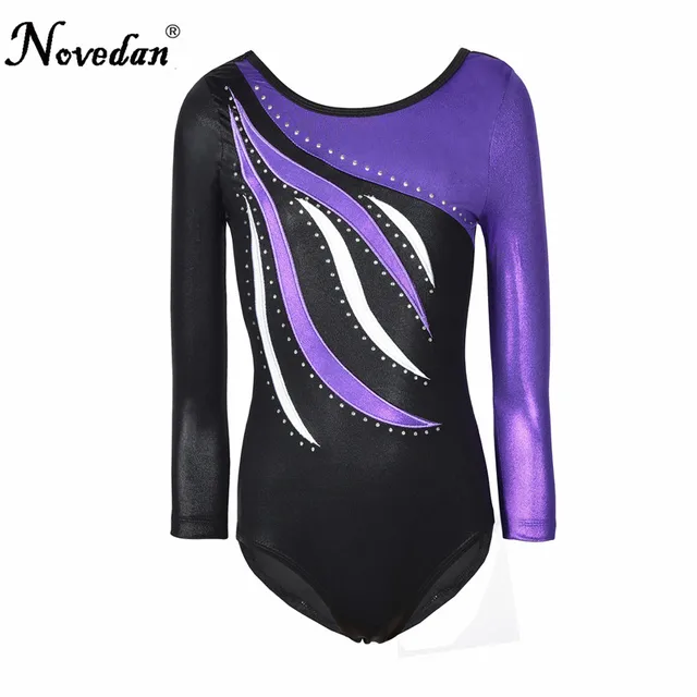 Ballet Leotards For Girls Rhythmic Gymnastics Unitards Long Sleeve