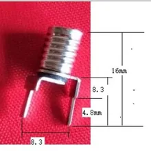 1000 шт. E5 патрон лампа розетка с 2 кольца для светодиодного светильника