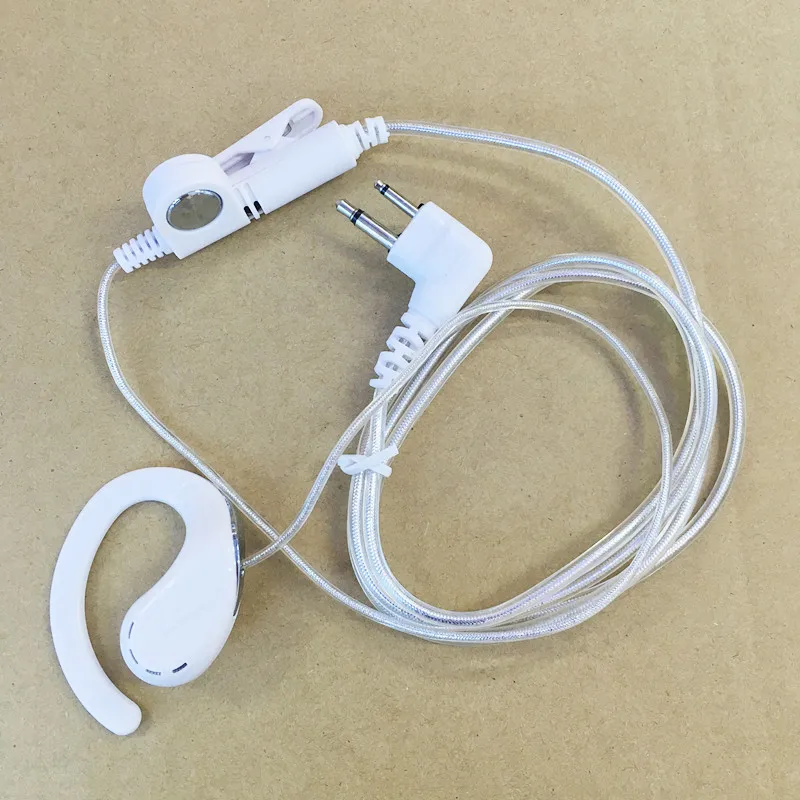 honghuismart White color headphone M plug for Hytera TC600 700 500S Motorola GP88 88S 2000S 3188