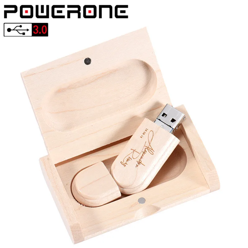 

POWERONE 2 IN 1 USB 3.0 OTG High Speed Wooden personality USB 4GB 16GB 32GB 64GB Memory flash Stick Pen drive