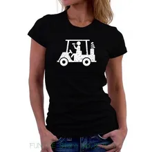 Женская футболка Golfer Cart Drinking Beer женская футболка модная женская индивидуальность