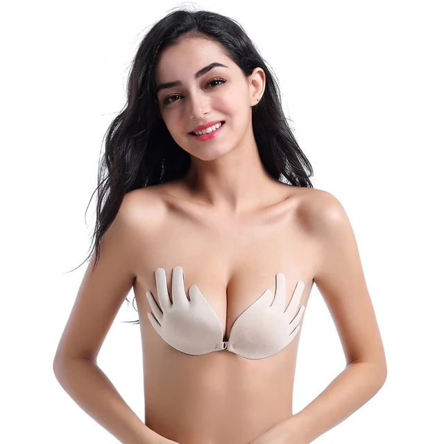 Women Breast Petals Invisible Push Up Bra Stickers Sexy Strapless