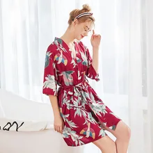 Модные сексуальные женские сексуальные атласные пижамы Дамская ночная рубашка с принтом ночная рубашка с короткими рукавами Новые горячие sall