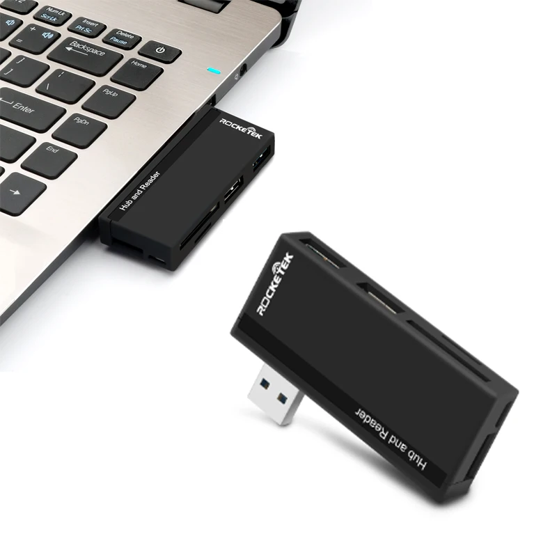 Высокоскоростной концентратор USB 2 порта Hab USB3.0 USB2.0 концентратор адаптер с SD TF кард-ридер solt для компьютера ноутбука