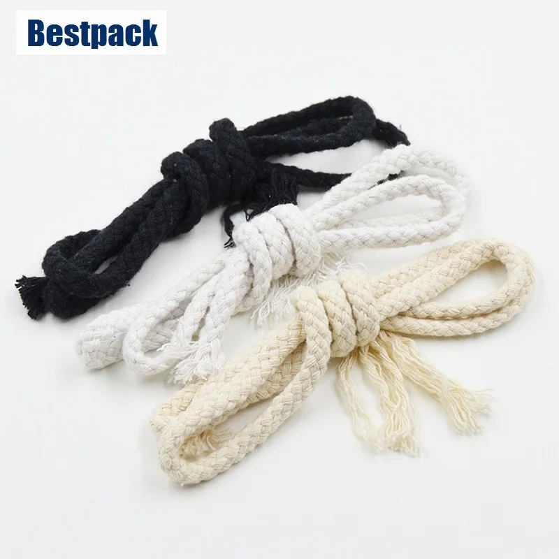 Buy 8mm Cotton Rope Decorative Drawstring Cord For DIY Craft home DIY 15Meters