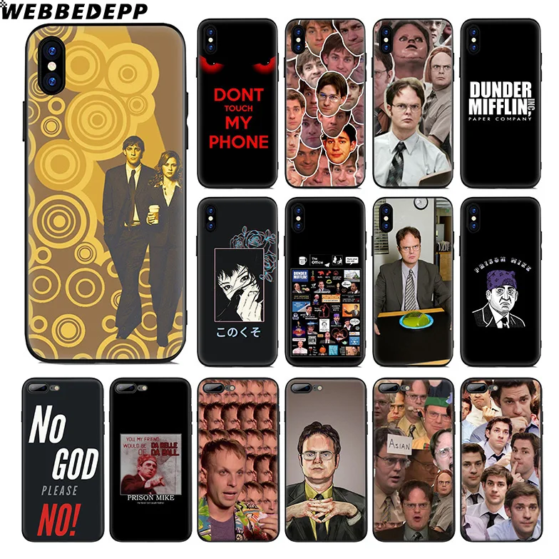 WEBBEDEPP офис ТВ-шоу Мягкий силиконовый чехол для Apple iPhone 11 Pro Xr Xs Max X или 10 8 7 6 6S Plus 5 5S SE