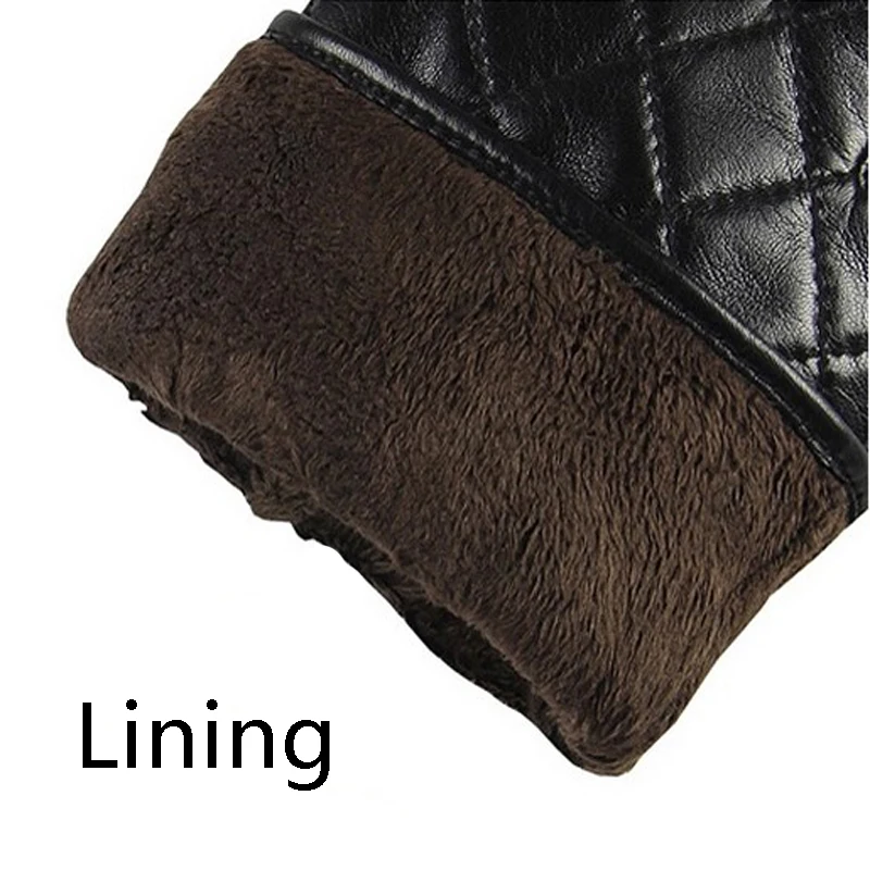 2014 New style gentlemen leather touchscreen gloves fashion Genuine leather gloves men wrist winter warmth sheepskin gloves