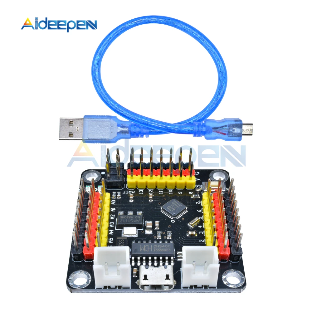 Atmega328 Pro Mini 3,3 V 5V Модуль платы для Arduino Mini 328 ATMEGA328P микроконтроллер CH340 Nano 3,0 сильная серия