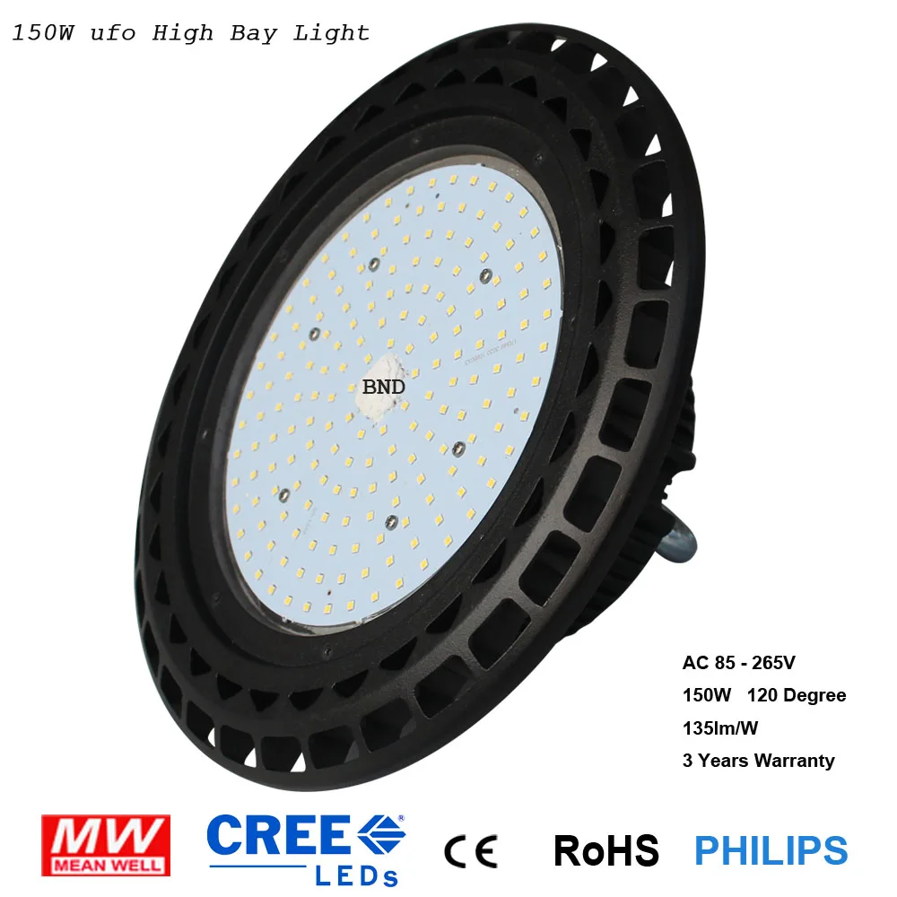Лучшая заводская цена 135 Lmw/w Meanwell Lumi led s светодиодный IP65 Водонепроницаемый 150W 160W