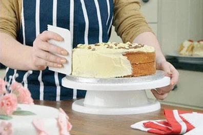rotating revolving cake plate decorating turntable kitchen display stand platform piping turning table baking cake tool - Turntable Kitchen rotating revolving cake plate decorating turntable kitchen display stand platform piping turning table baking cake tool - Turntable Kitchen