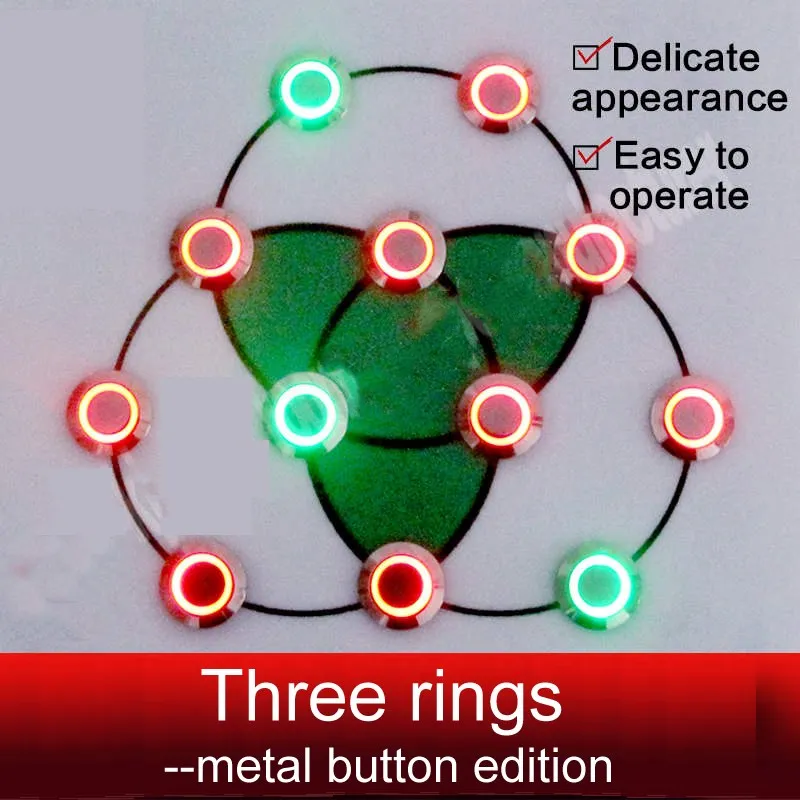 

Human secrets escape props Product game props Three continuous ring light belt Interlock Mechanical fan city adventure game prop