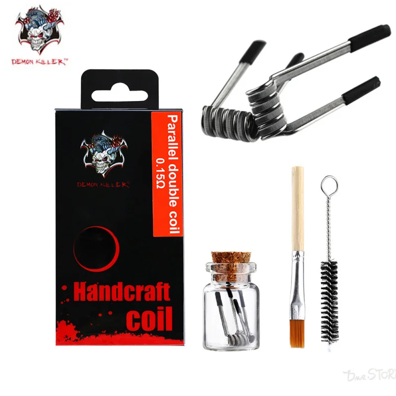 

Demon Killer Upgrade Handcraft Coil Parallel Double Coil Heating Wires for Ecig RDA Tank Heating Wire Vape Premade Coil