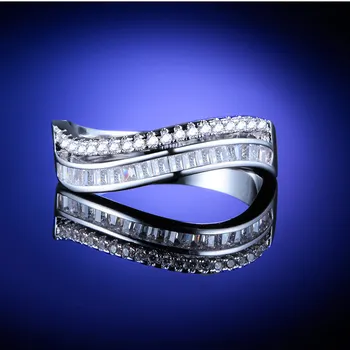 

Huitan New Female Wedding Engagement Ring Dropshipping Women Ring Engagement Wedding Promise Ring For Bride&Girlfriend Wholesale