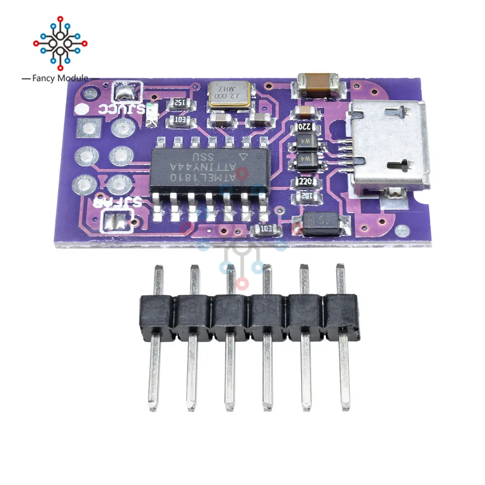 5 V микро-usb крошечный AVR ISP ATtiny44 USBTinyISP программатор для загрузчик ардуино