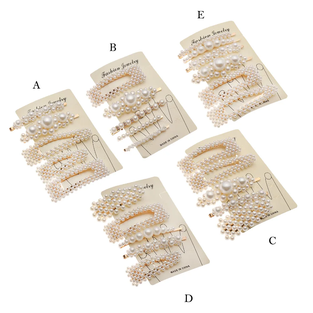 1 набор, новые корейские винтажные шпильки с жемчугом, имитирующие жемчужные заколки для волос, модные заколки, инструменты для укладки волос, аксессуары для волос
