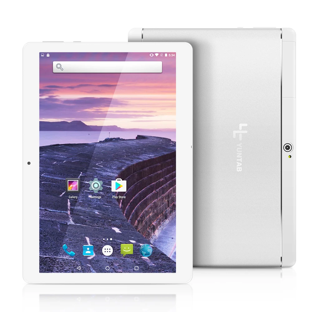

Yuntab 3g Tablet PC K17 Android 5.1 Quad-Core Alloy Phablet with dual camera 0.3MP+2MP IPS1280 *800 touch screen 5000Mha Battery