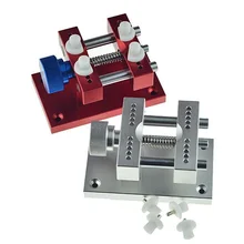 Нержавеющая сталь большой чехол тиски с базой часы держатель для ремонта часов