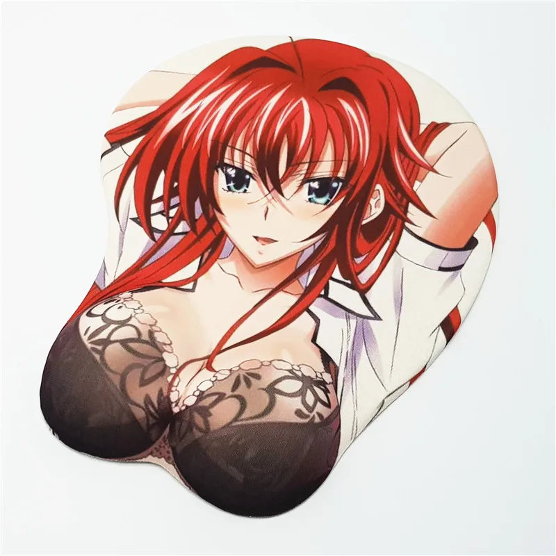 Коврик для игровой мыши Highschool DXD Rias Gremory Sexy с большой мягкой грудью 3d подставка