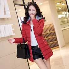 2016 New Arrival None Long Solid Zipper Slim Standard Full Cotton Broadcloth Down & Parkas