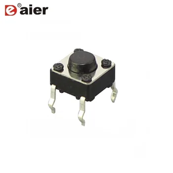

50PCS 6x6MM 4PIN Light Tactile Tact Push Button Micro Switch Direct Plug-in Self-reset Kit Sets DIP Copper Key Switches