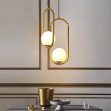 Nordic Creative Oval Pendant light Art Glass Ball Loft Designer Dining Room Coffee Shop Led Hanging Light Fixtures Free Shipping postmodern creative oval italy designer pendant light art loft dining room kitchen coffee shop hanging lights fixtures