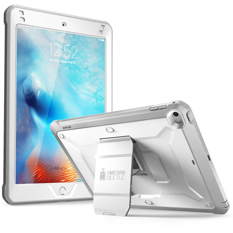 Для ipad Mini 5 Чехол() Mini 4 Чехол SUP чехол UB Pro полный корпус прочный двухслойный Гибридный чехол со встроенной защитной пленкой - Цвет: White