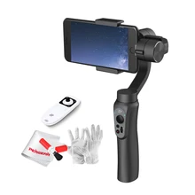 В наличии Zhiyun гладкой Q ручной 3 оси Gimbal стабилизатор с Пульт дистанционного Управления для смартфонов iPhone 7 плюс 6 plus Samsung S 7